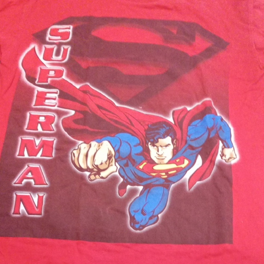 DC Comics Red Superman Short Sleeve Tee
